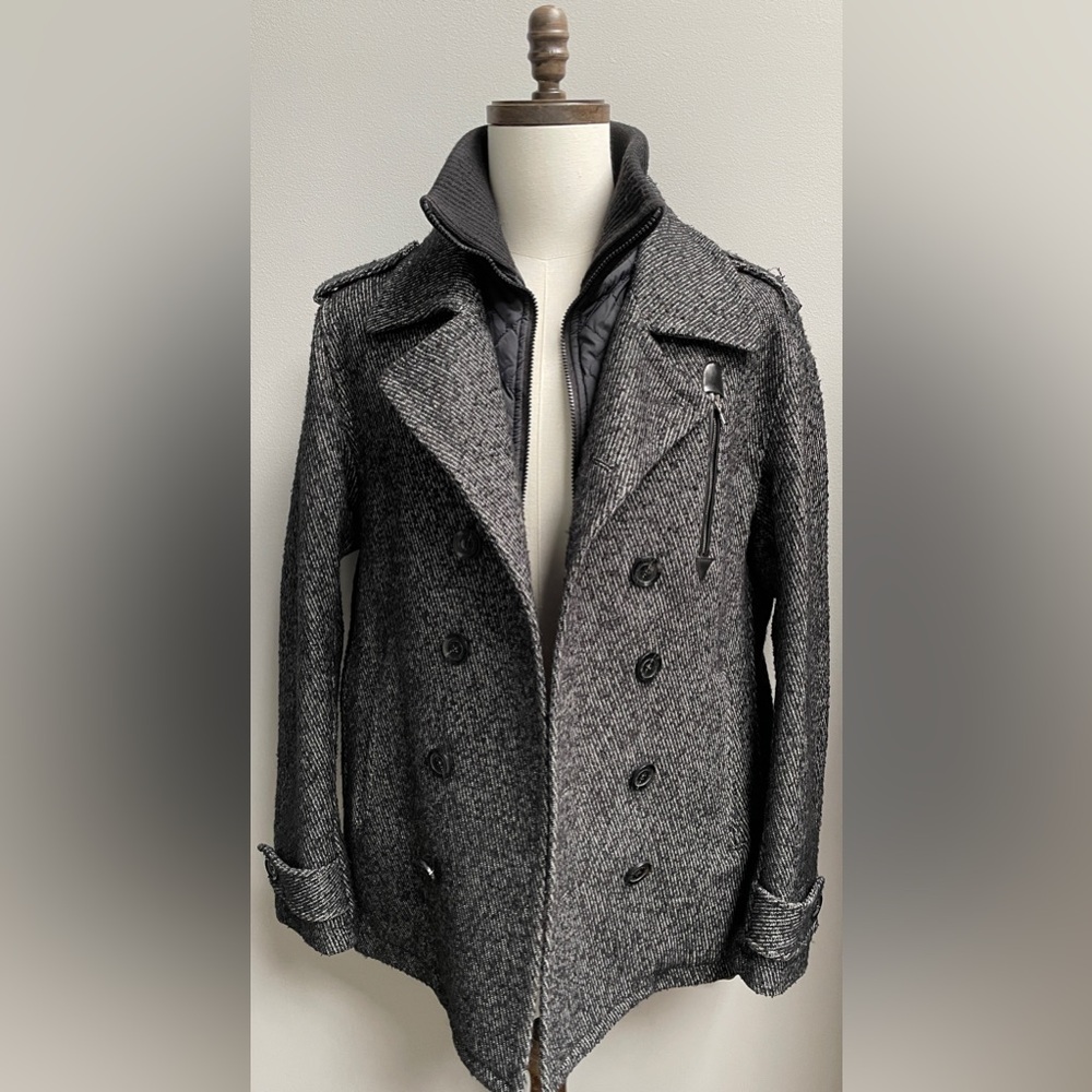 Mondo Casual Men’s Wool Herringbone Jacket in XXL